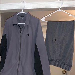 Under Armour jacket and sweatpants bundle